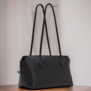 Top-Layer-Rindsleder-Einkaufstasche | Minimalistische Hochleistungs-Schultertasche | lange Träger-Unterarmtasche | Ledertasche | Weihnachtsgeschenk für Frauen
