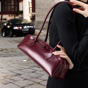 Crossbody Ledertasche, Vintage Schultertasche für Frauen, Leder Geldbörse, College Tasche, Abschlussgeschenk, alltägliche Handtasche