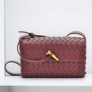 Minimalistische kleine Einkaufstasche für Frauen, echtes Lederhandtasche, Alltagsschultertasche, elegante Crossbody-Geldbeutel, handgemachtes Geschenk für sie