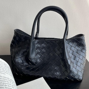 Große handgemachte Crossbody-Tasche aus gewebtem Leder – echte Rindsleder-Schultertasche – Vintage Boho-Tasche – Umhängetasche für jeden Tag