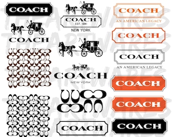 Paquete de archivos SVG y PNG de Coach 1941 para uso comercial. Descarga digital.
