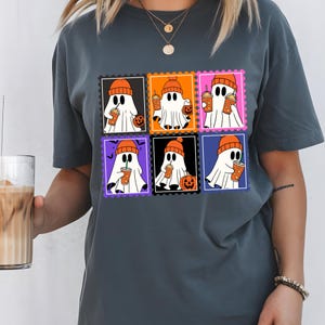 Retro Cute Ghost PNG, Spooky Mama Halloween Sublimation, Girly Pumpkin Clipart, Fall Shirt Design, Halloween PNG for Cricut,Instant Download