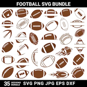 Football Svg Bundle, Football Png Bundle, Football Cliparts, American Football Svg, Football Monogram Svg, Football Name Svg, Cricut