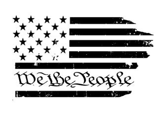 Noi il popolo SVG: bandiera americana in difficoltà, secondo emendamento (download digitale)