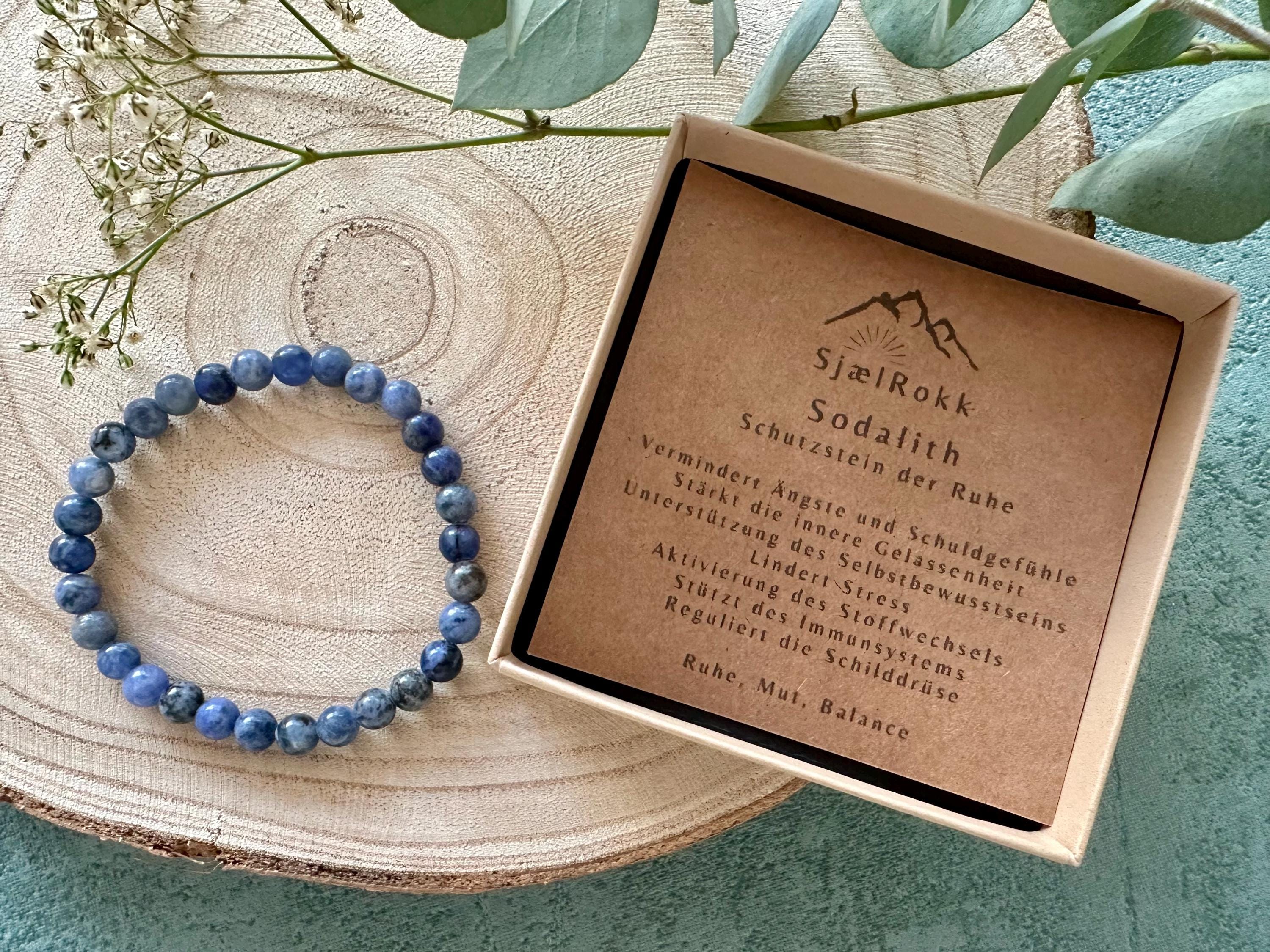 Damen Armband Aus Edelstein-Perlen – Heilsteine Glücksarmband, Boho Schmuck