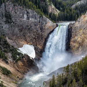 Yellowstone Falls &quot;Lower Falls&quot; Yellowstone National Park Fine Art Photographic Print