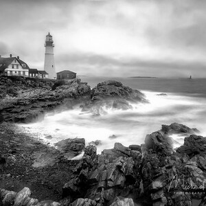 Portland Head Lighthouse "Calming Fog" Fine Art Photographic Print