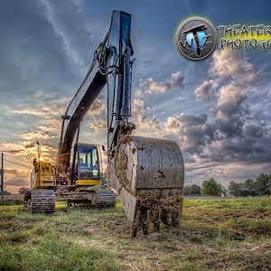 Earth Mover &quot;Can Ya Dig It&quot; Fine Art Construction Photographic Print
