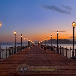 Pier 7 San Francisco Fine Art Photographic Print &quot;First Light at Pier 7&quot;
