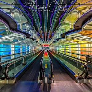 Chicago O&#39;hare Airport &quot;People Mover&quot; Fine Art Print