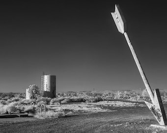 Route 66 Twin Arrows Trading Post &quot;Twin Arrows&quot; Fine Art Print