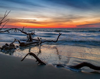 Hunting Island South Carolina "Hunting Island Sunrise" Fine Art Print