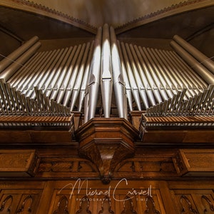 Church Pipe Organ St Paul&#39;s Lutheran Church &quot;Big Bertha&quot; Pipe Organ Fine Art Print