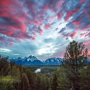 Snake River Overlook Grand Tetons &quot;Ansel&#39;s View&quot; Fine Art Photographic Print