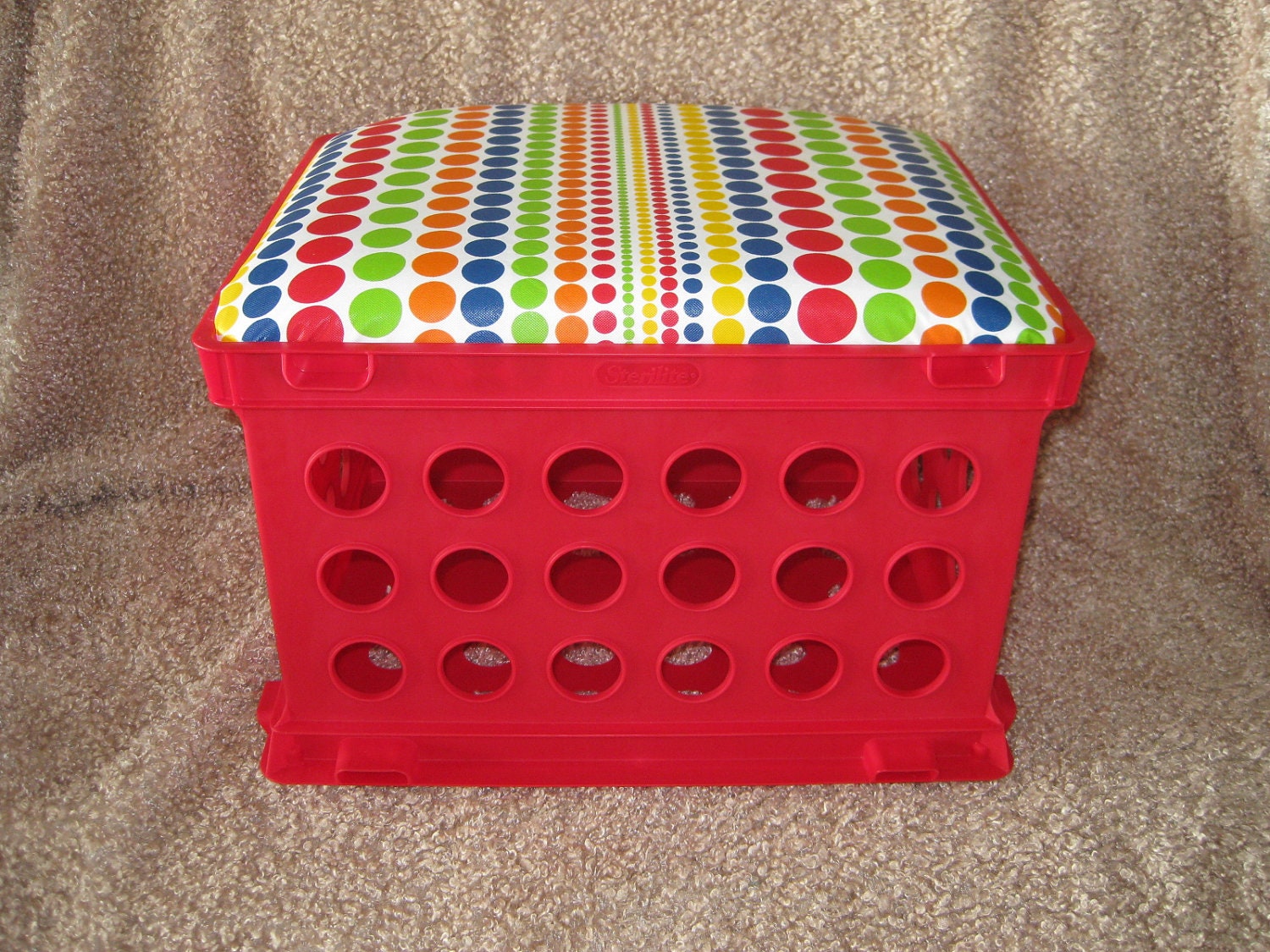 Storage, Custom Storage Seat, Crate Seat, Children's Custom Crate Seat