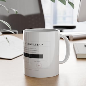 Onboarding Complete Mug — Certificate of Completion | Infernal Internship