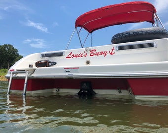 Fishing boat decal Etsy