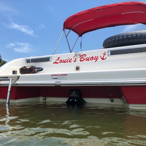 Custom Personalized Boat Name Sticker Decal Vinyl LETTERING PWC POC Outdoor sign