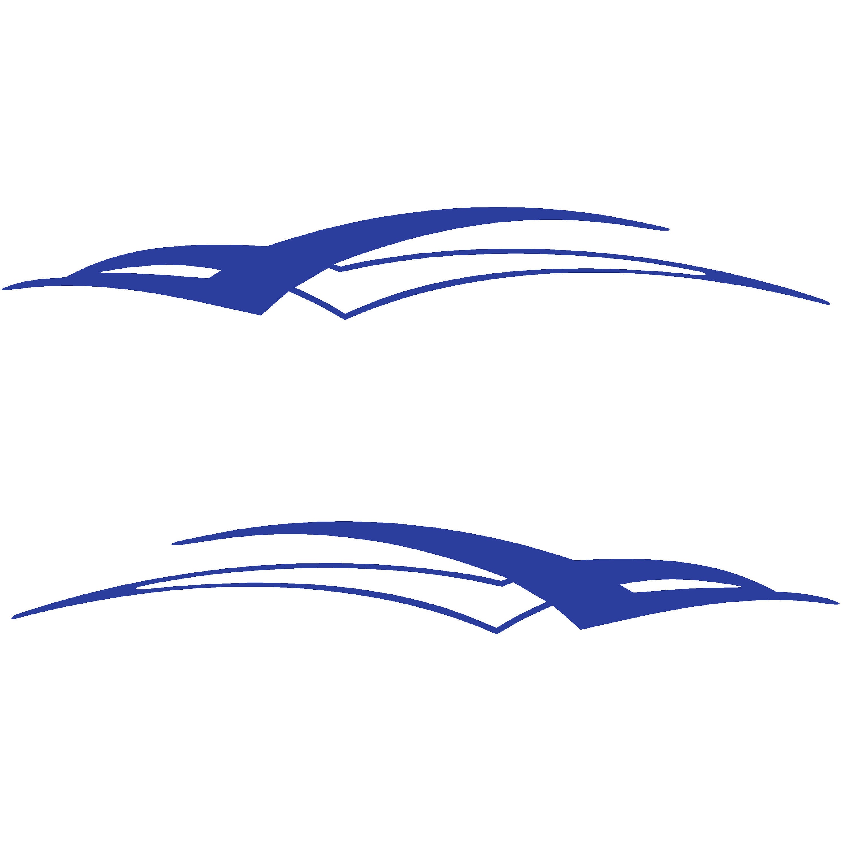 Wahoo! Boat Decals – 4-Piece Set: Two 24x4.5 & Two 10x2.5 – Teal & White Marine Vinyl
