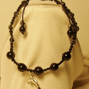 Shamballa Bracelet-Black Obsidian