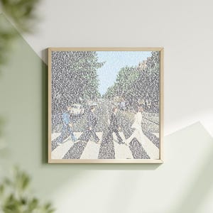 The Beatles - Abbey Road Lyric Art