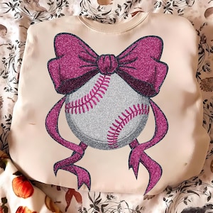 Retro Softball Bow Png, Coquette Bow Softball Png Sublimation, Softball mom png, Softball Season Png, Coquette Softball Png Shirt Design