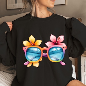 Summer Sunglasses PNG Bundle, Beach Life Vacation png Design, Salty vibes Bright Tropical Sunshine Palm Tree Sunset Glasses Png Clipart