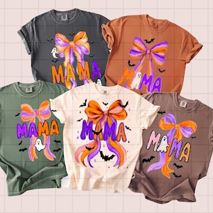 Bundle Boo Mama PNG, Spooky Coquette PNG, Ghost PNG, Halloween Png, Fall Png, Preppy Png, Trendy Png, Halloween Bow Png, Brushstroke
