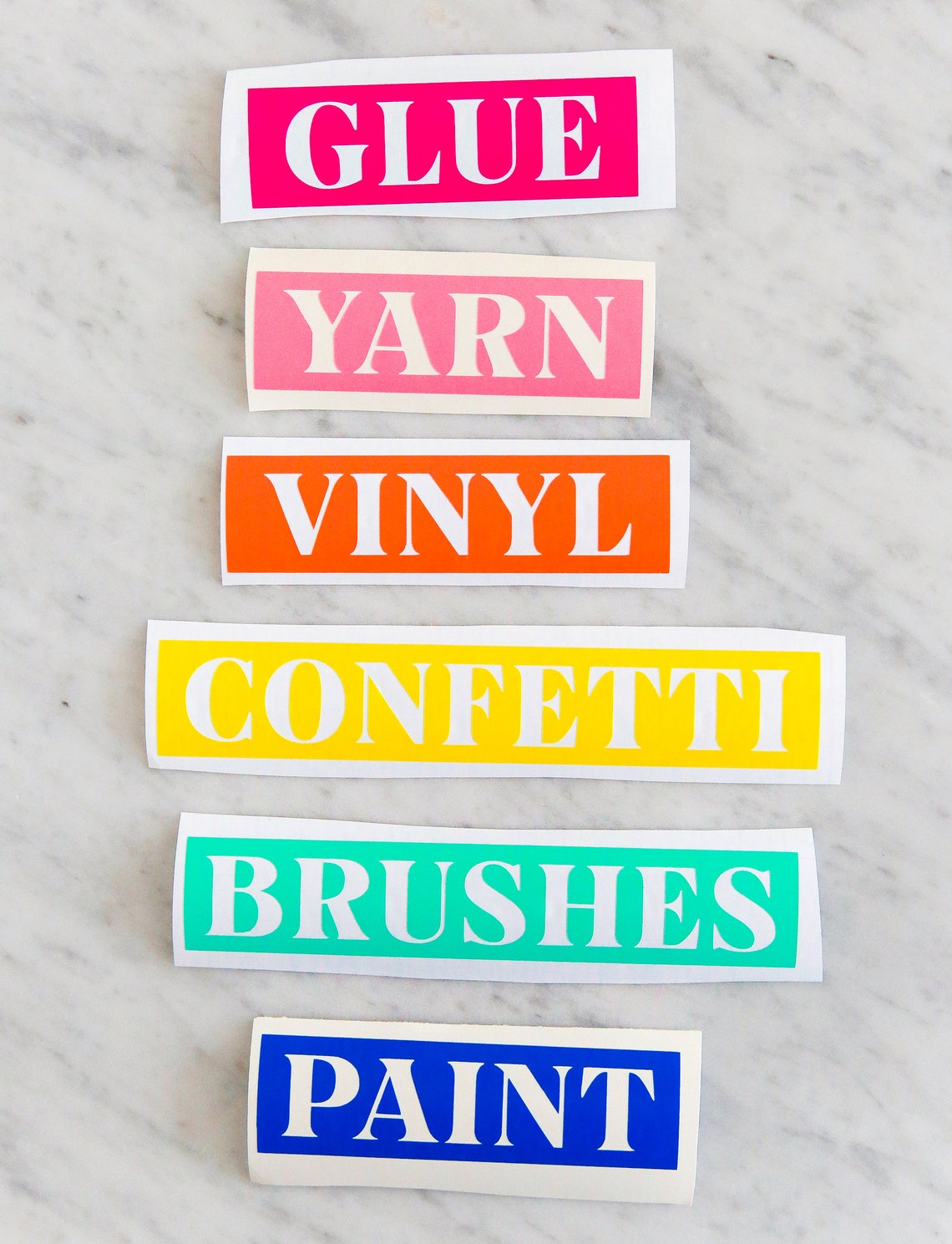 Craft Room Labels SVG Organization Labels Download Etsy