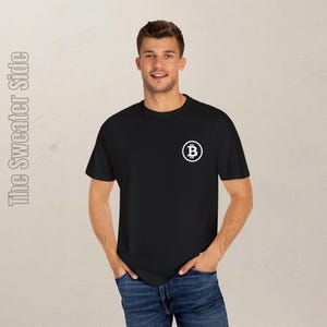 Bitcoin T-shirt, Cryptocurrency Tee, Blockchain Shirt, Unisex Bitcoin Top, HODL T-shirt, Digital Currency Apparel