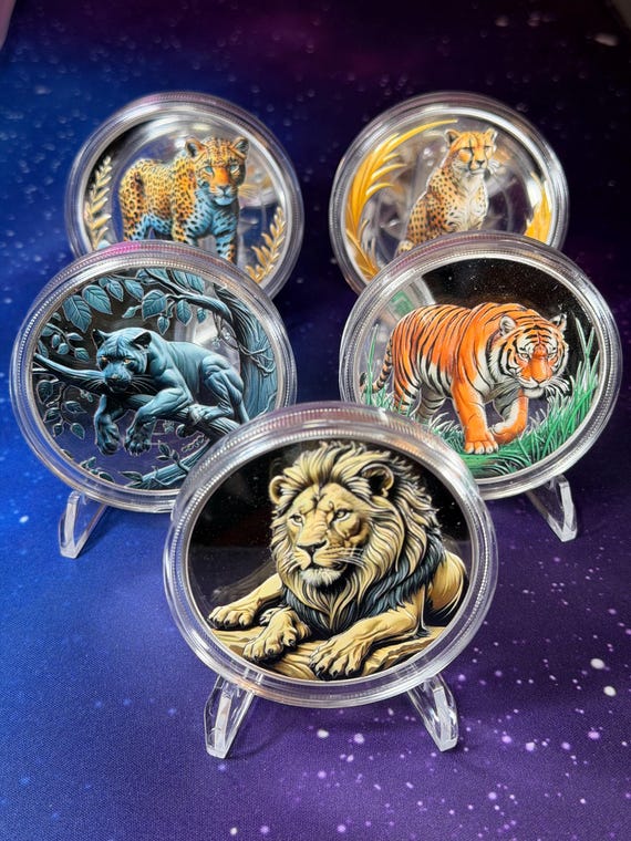 Lotus Mint Silver Plated Big Cat Set (Only 25 Minted)
