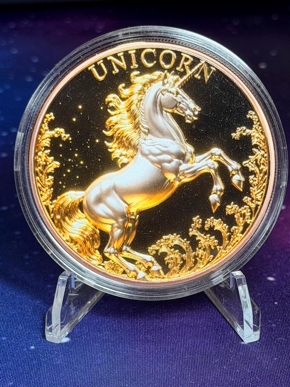 5oz Unicorn Colorized Copper Round