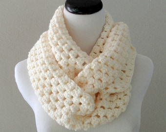 Chunky Crochet Infinity Scarf Pattern, Infinity Cowl Pattern, Beginner Crochet Pattern, Chunky Cowl Pattern