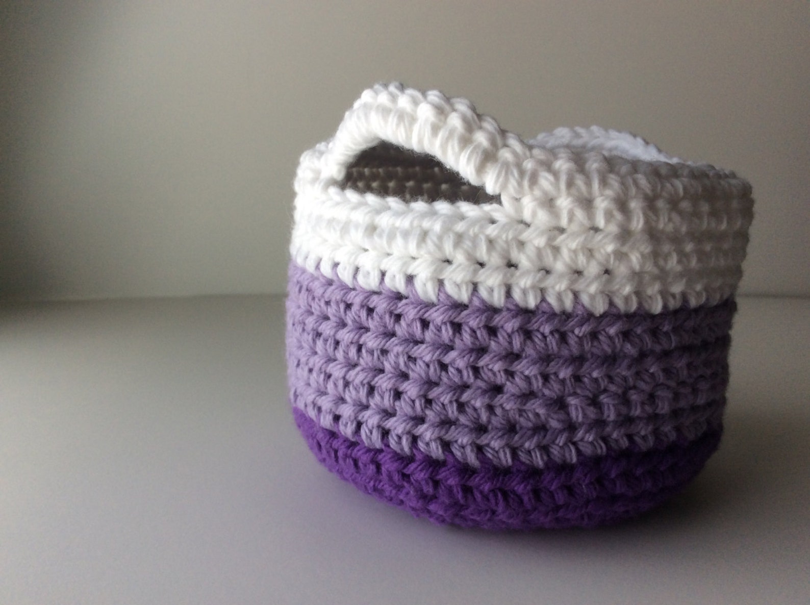 CROCHET PATTERN Crochet Basket Pattern Small Crochet Etsy