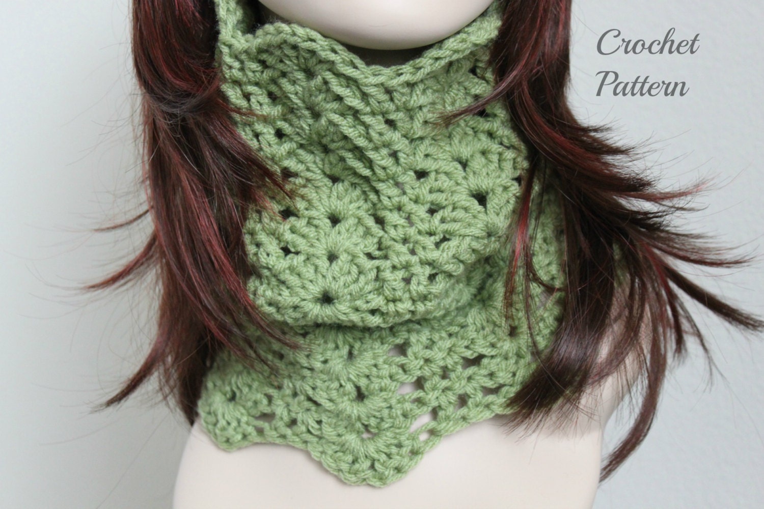 Chunky Crochet Cowl Pattern, Infinity Scarf Pattern, Circle Scarf ...