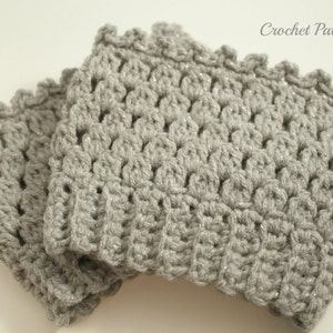 Crochet Pattern Bundle Slouch Hat Crochet Pattern, Slouchy Hat Pattern, Crochet Scarf Pattern, Crochet Boot Cuffs Pattern, Crochet Pattern image 4