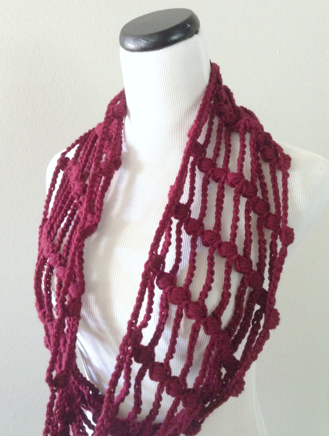 CROCHET PATTERN - Crochet Infinity Scarf Pattern, Circle Cowl, Infinity ...
