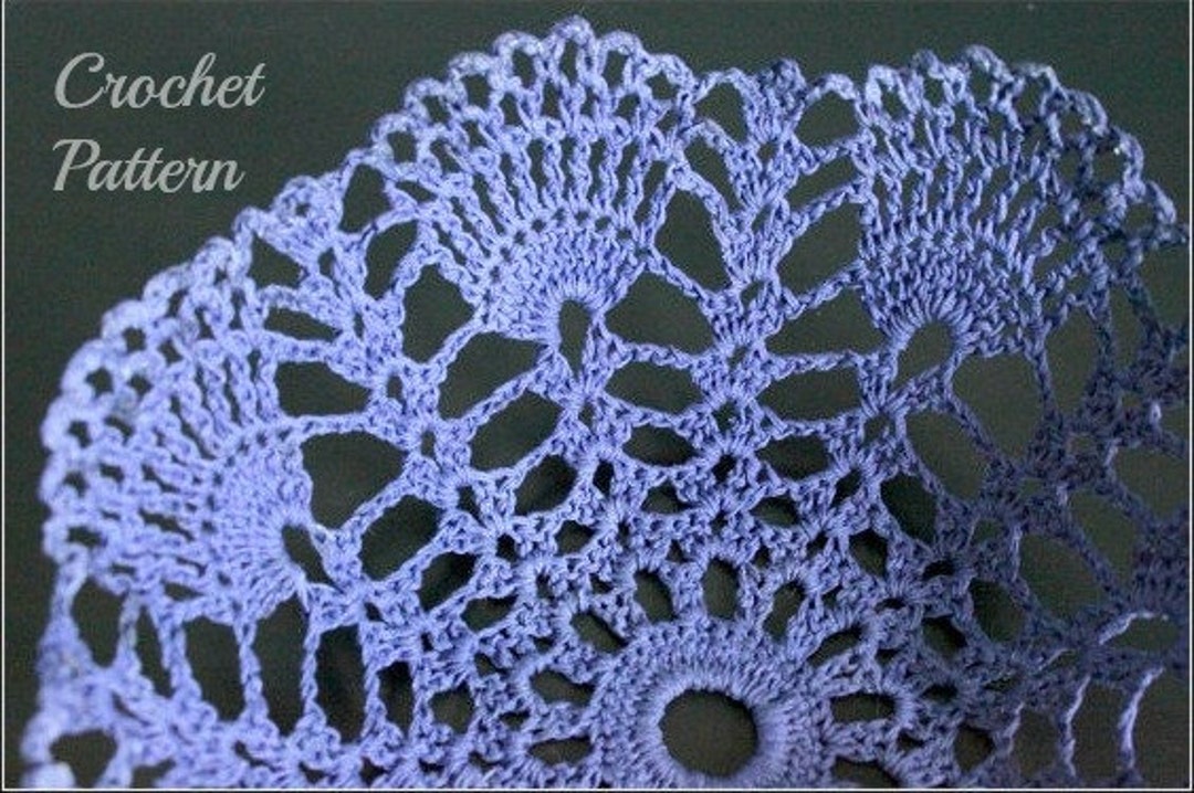 Crochet Doily Bowl Pattern, Crochet Lace Bowl Pattern, Crochet Basket
