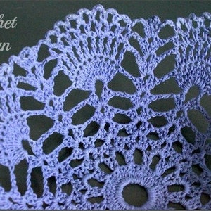 Spring Crochet Project, Crochet Doily Pattern, Crochet Lace Bowl Pattern, Crochet Lace Easter Basket Pattern image 5