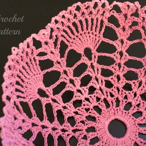 CROCHET PATTERN Crochet Doily Pattern, Crochet Lace Bowl Pattern, Crochet Basket Pattern, Crochet Doily Pattern image 4