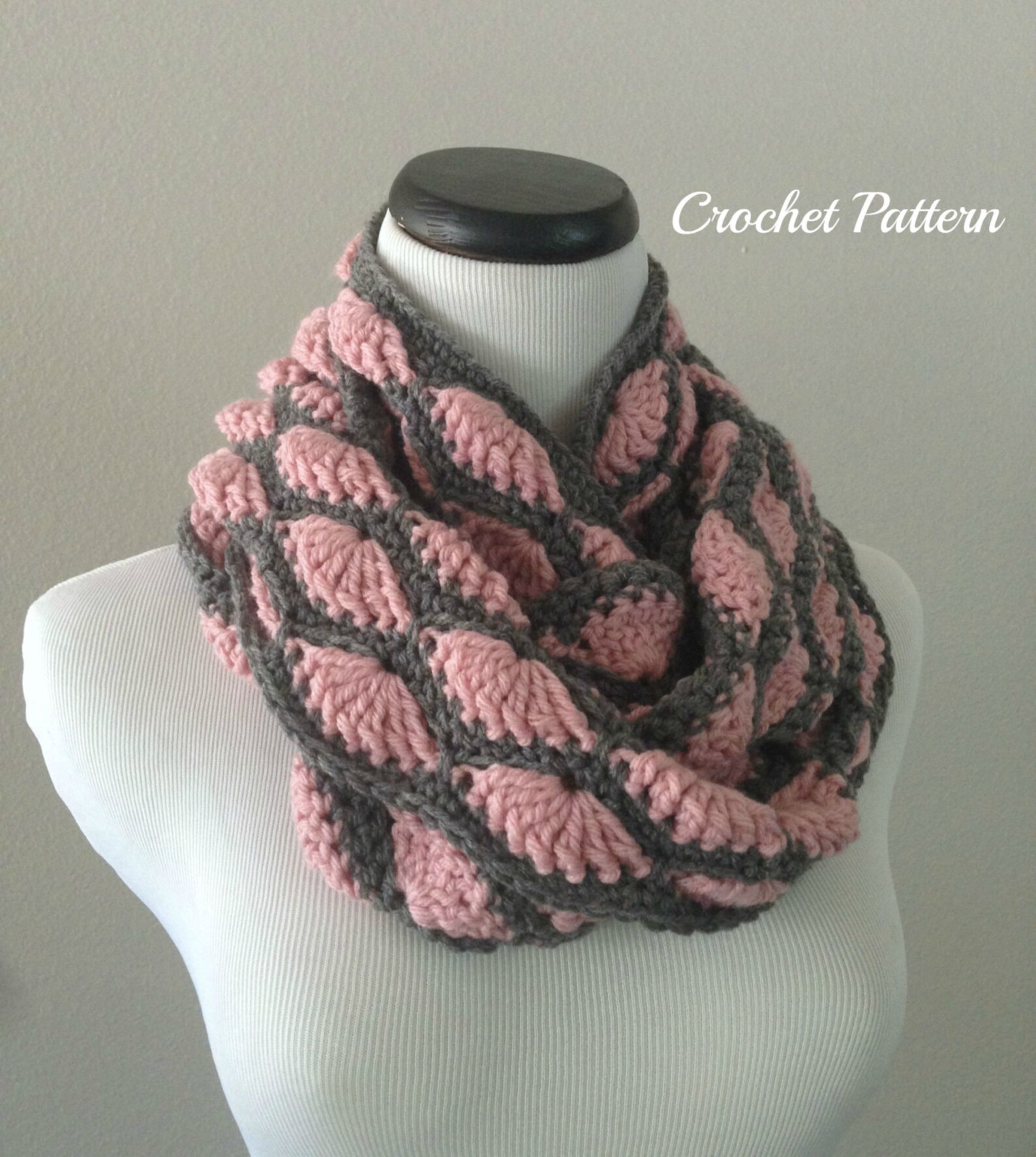 Chunky Crochet Infinity Scarf Pattern, Infinity Cowl Pattern, Easy ...