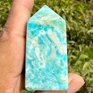 Torre de aragonito smithsonita - Natural Crystal Point, Afganistán