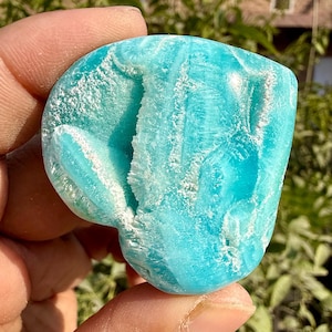 Aragonite Smithsonite heart  Real Crystal Gemstone Gift