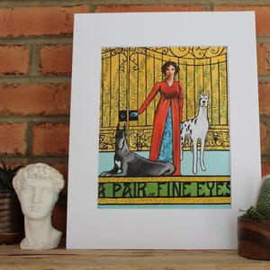 Pride and Prejudice Fine Art Giclee Print Reproduction of Original Oil Painting-8x10