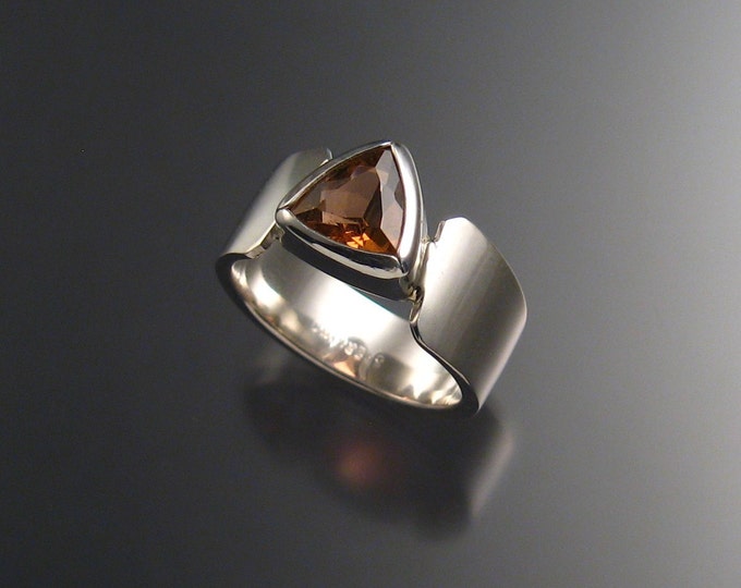 Pink Tourmaline ring, Sterling, size 6