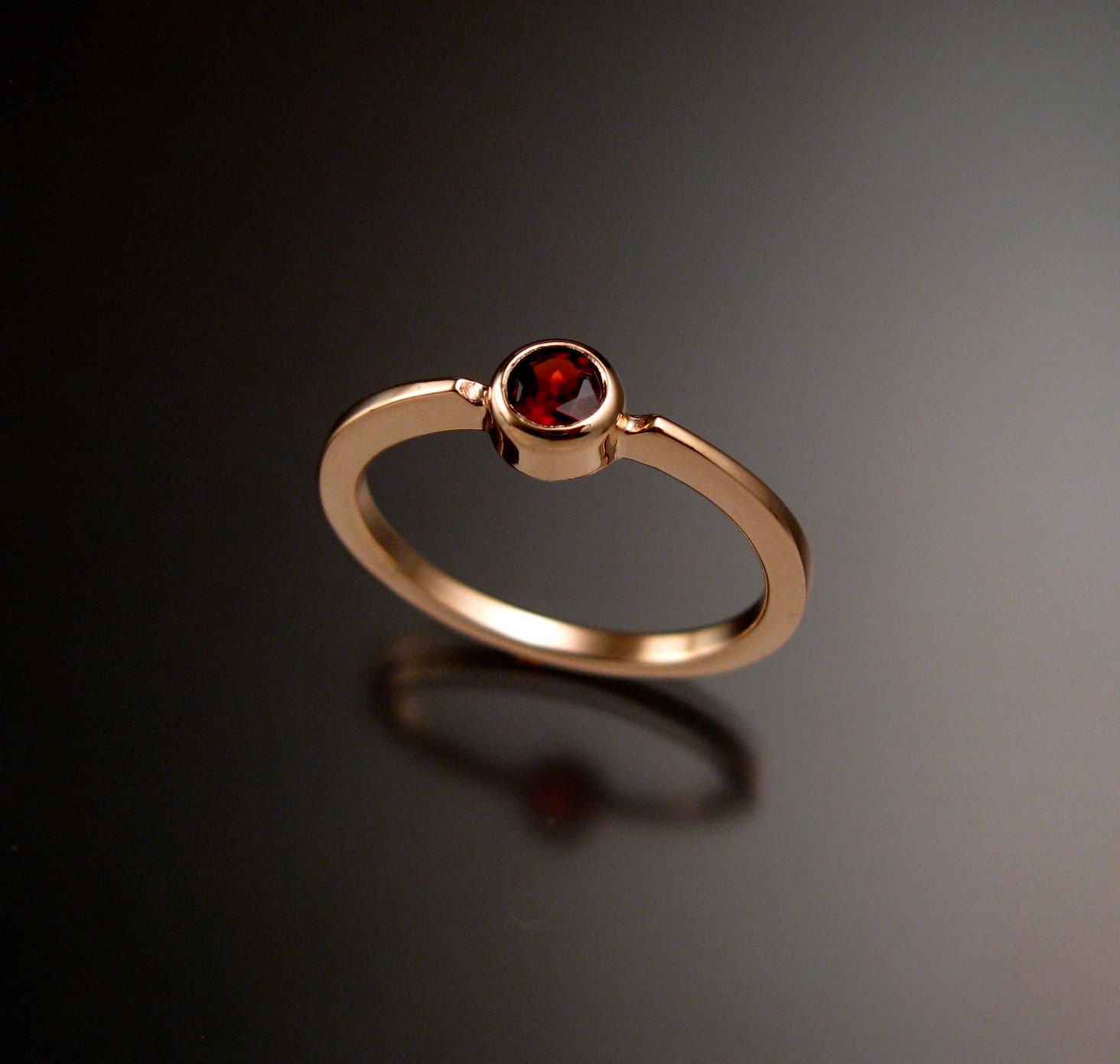 14k Gold 2mm Round Stone Mother's Family Ring 14k Gold 2mm Round Stone Mother's Family Ring