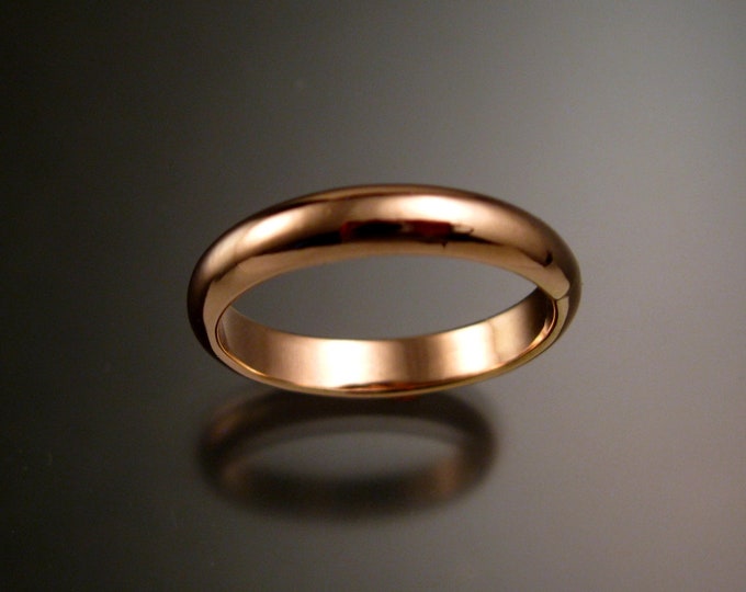 Rose Gold Filled wedding ring Band Handmade to Order in your size