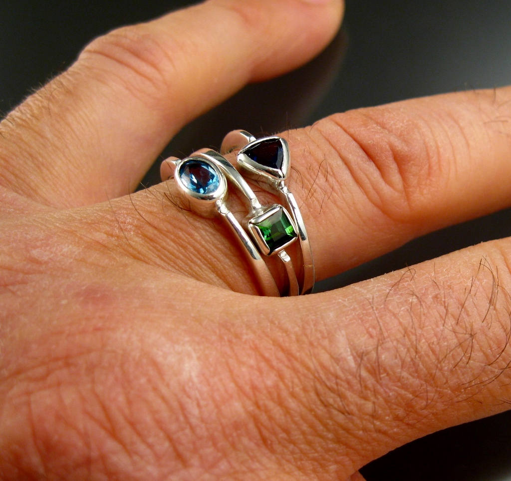 May birthstone rings