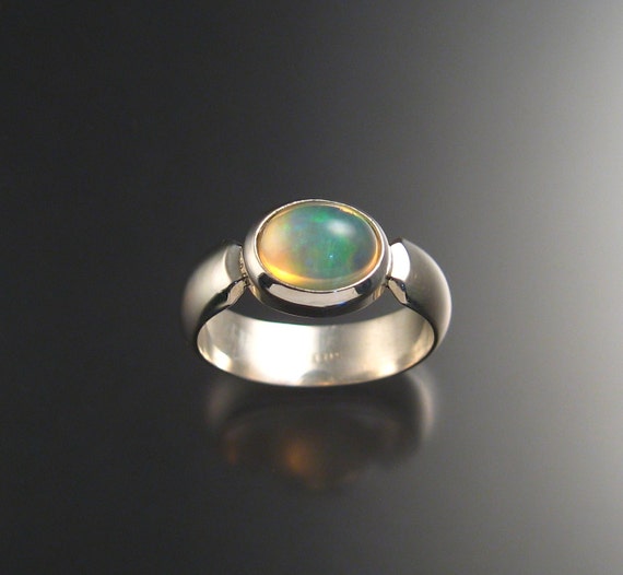 Opal Ring Made to Order in Your Size | Etsy