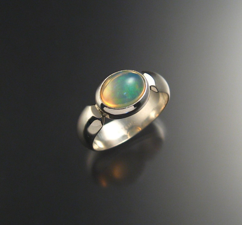 Opal Ring Made to Order in Your Size | Etsy